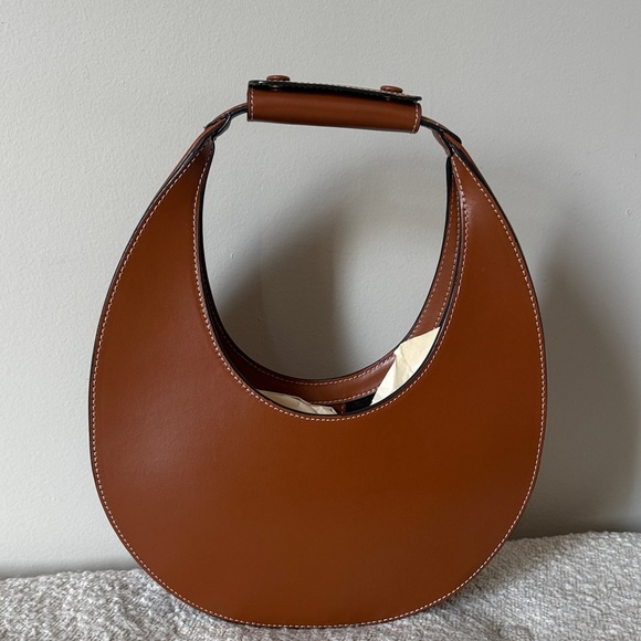 STAUD Handbags - Staud Moon Bag in Cognac